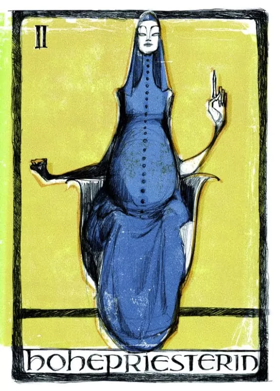 Tarotkarten: Die Hohepriesterin